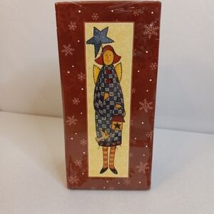 New Lang Christmas Ornament "Angel's Blue Coat" By Ellen Stouffer ES #3 NWT.